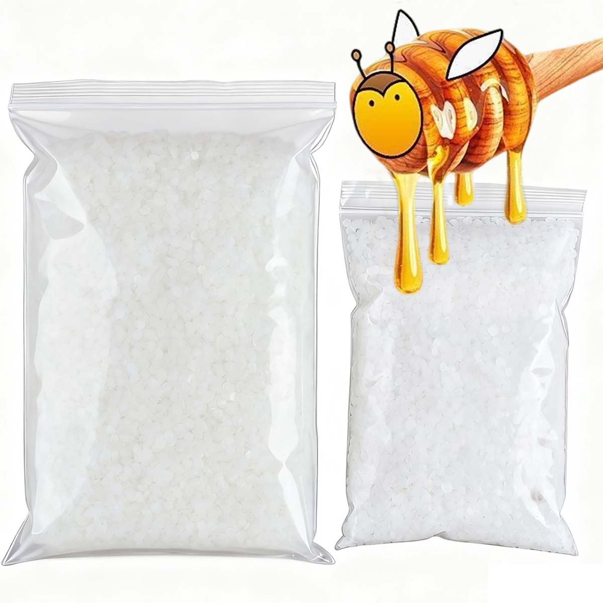 Candle Making Supplies Online - 200g-1000g White Beeswax Pure Natural Granular