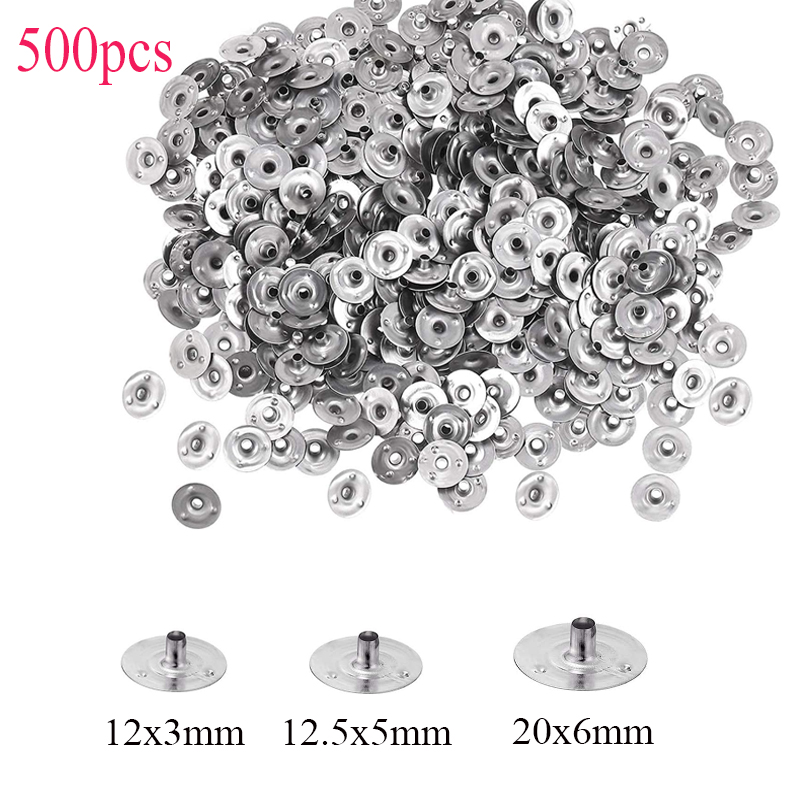 Candle Making Supplies Online - 500 Pieces Candle Wick Metal Sustainer