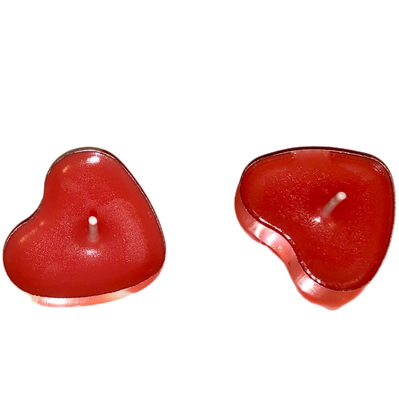 100 Sets Heart shaped Empty Al - Candle Supplies In Bulk review and price