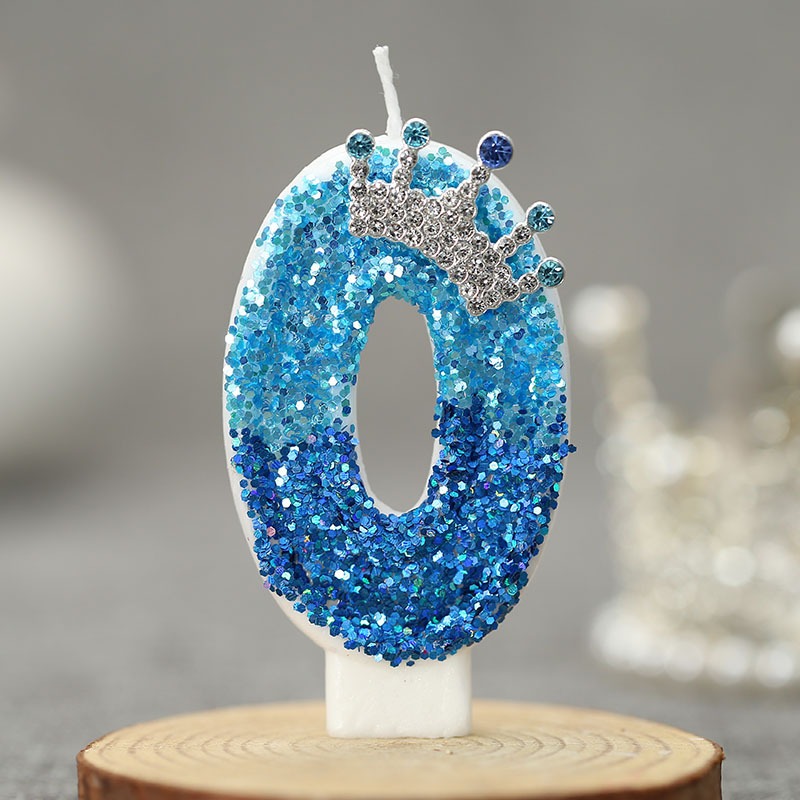 Creative Peacock Blue Crown Di - Supplies Of Candle review and price