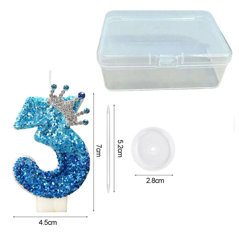 Creative Peacock Blue Crown Di - Supplies Of Candle review and price