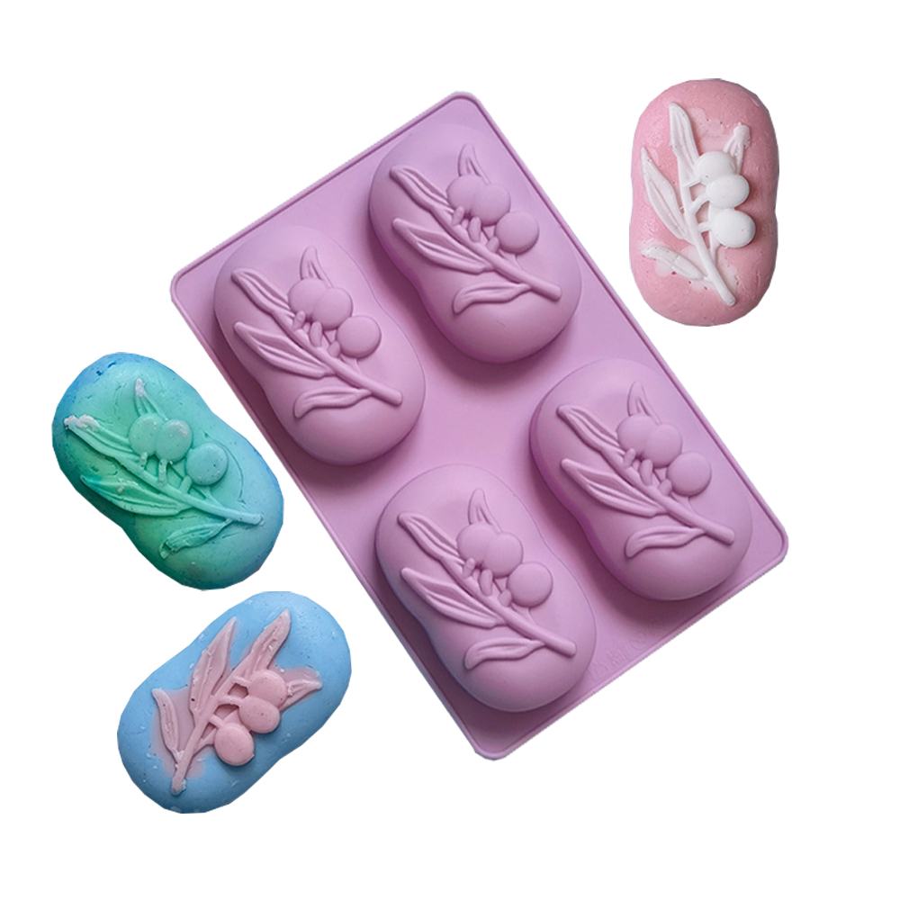 4 Cavities Oval Olive Tree Sil - Candle Supplies In Bulk review and price