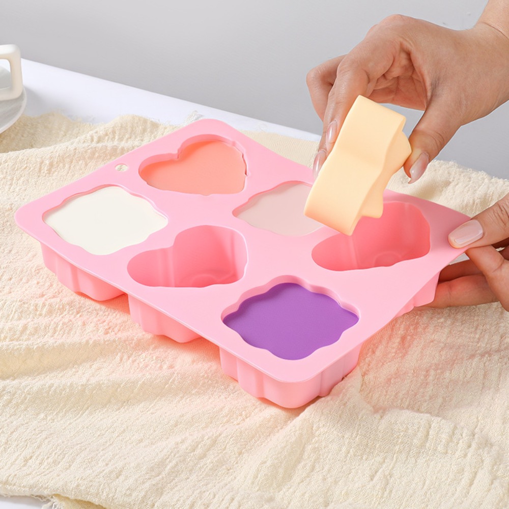 Square Heart Shape Silicone Mo - Candle Supplies In Bulk review and price