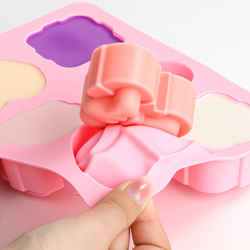 Square Heart Shape Silicone Mo - Candle Supplies In Bulk review and price