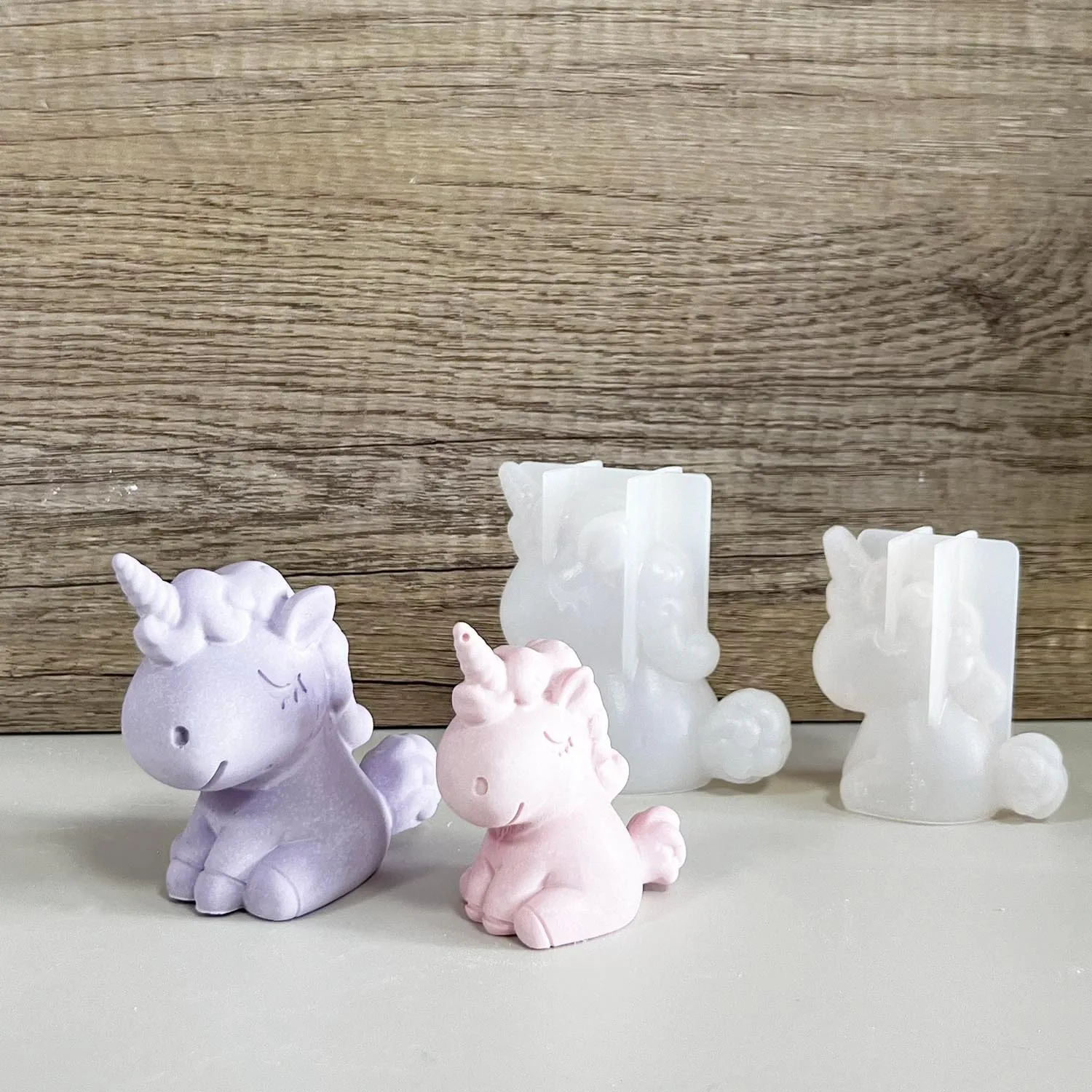 3D Geometric Silicone Unicorn  - Candle Making Supplies Online review and price