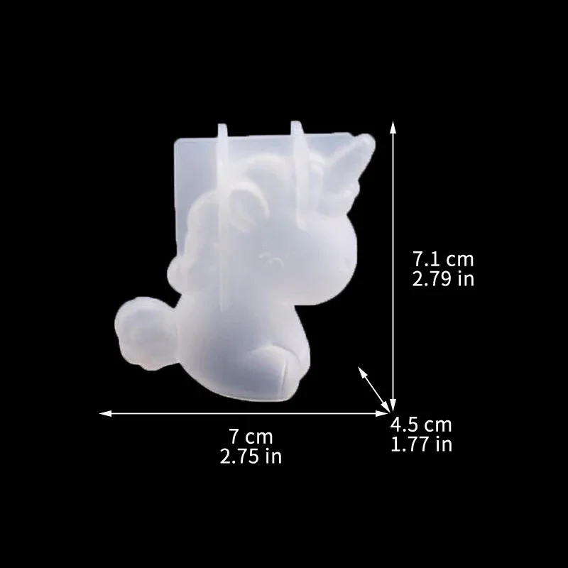 3D Geometric Silicone Unicorn  - Candle Making Supplies Online review and price