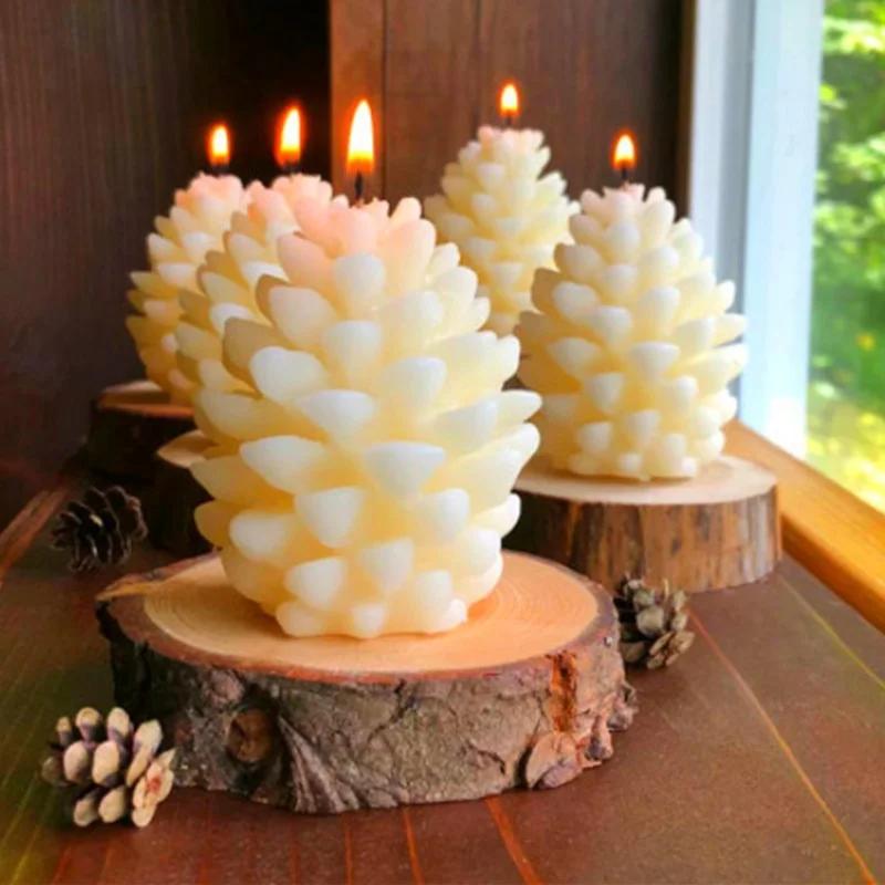 Classic Design Pine Cones Mold - Candle Supplies For Sale review and price