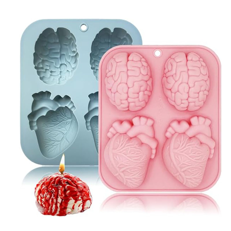 Human Brain And Heart Silicone - Candle Supplies In Bulk review and price