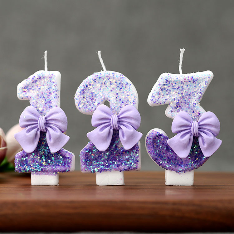 Creative Glitter Gradual Purpl - Supplies Of Candle review and price