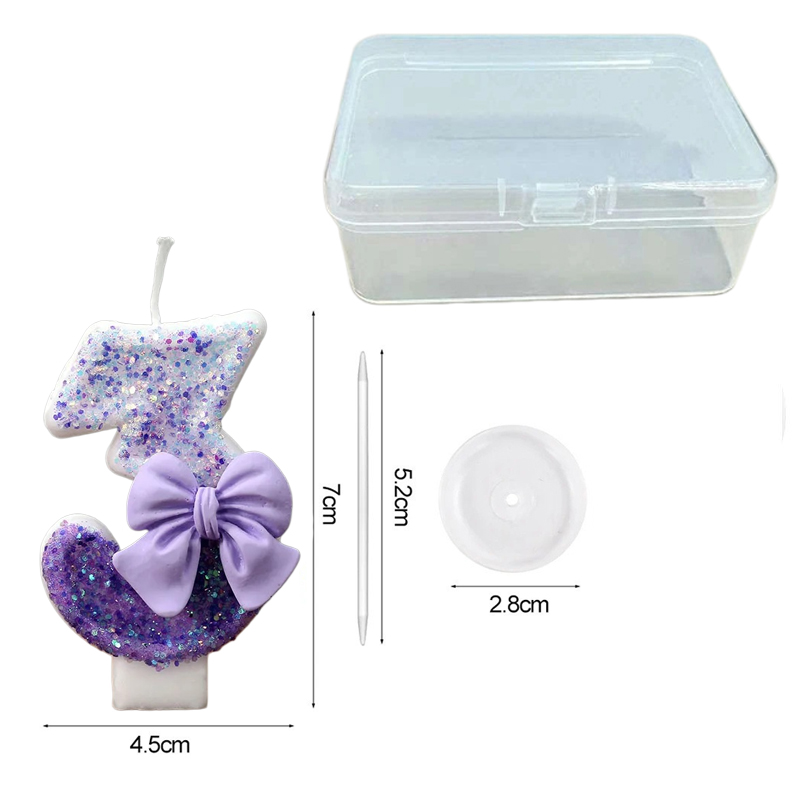 Creative Glitter Gradual Purpl - Supplies Of Candle review and price