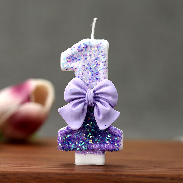 Creative Glitter Gradual Purpl - Supplies Of Candle review and price