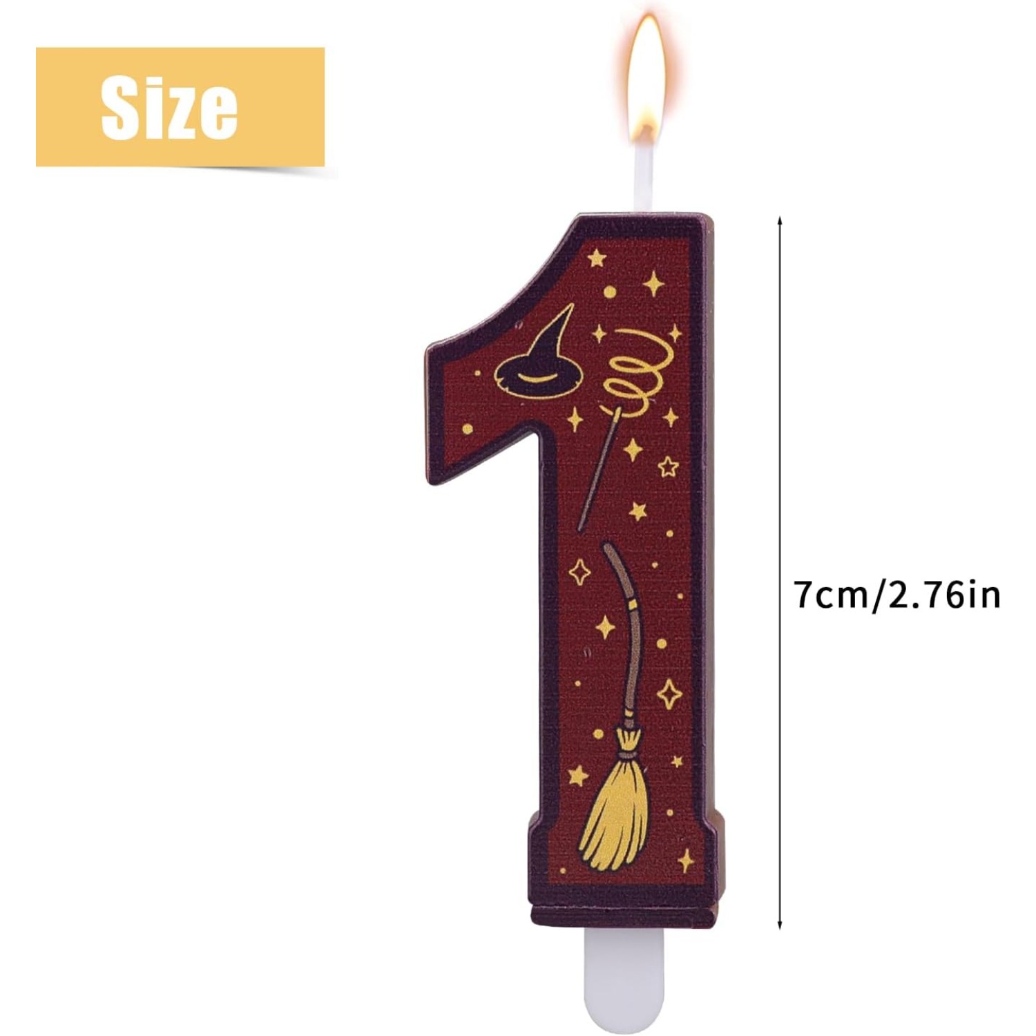 1 Set Number 0-9 Magical Theme - Supplies Of Candle review and price