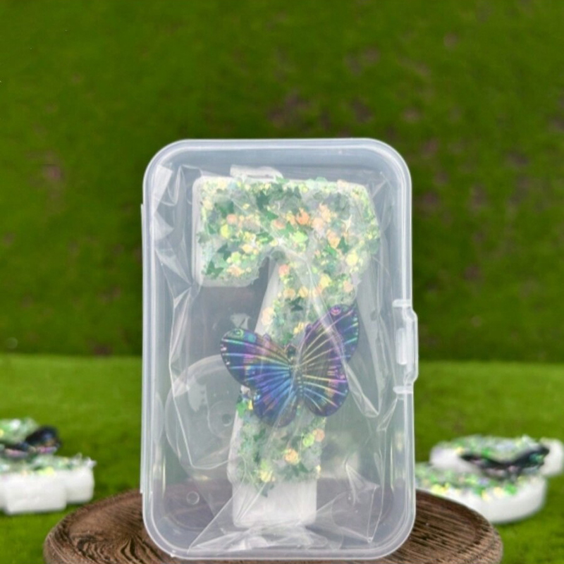 1Pc Green Sequins Number 0-9 B - Supplies Of Candle review and price