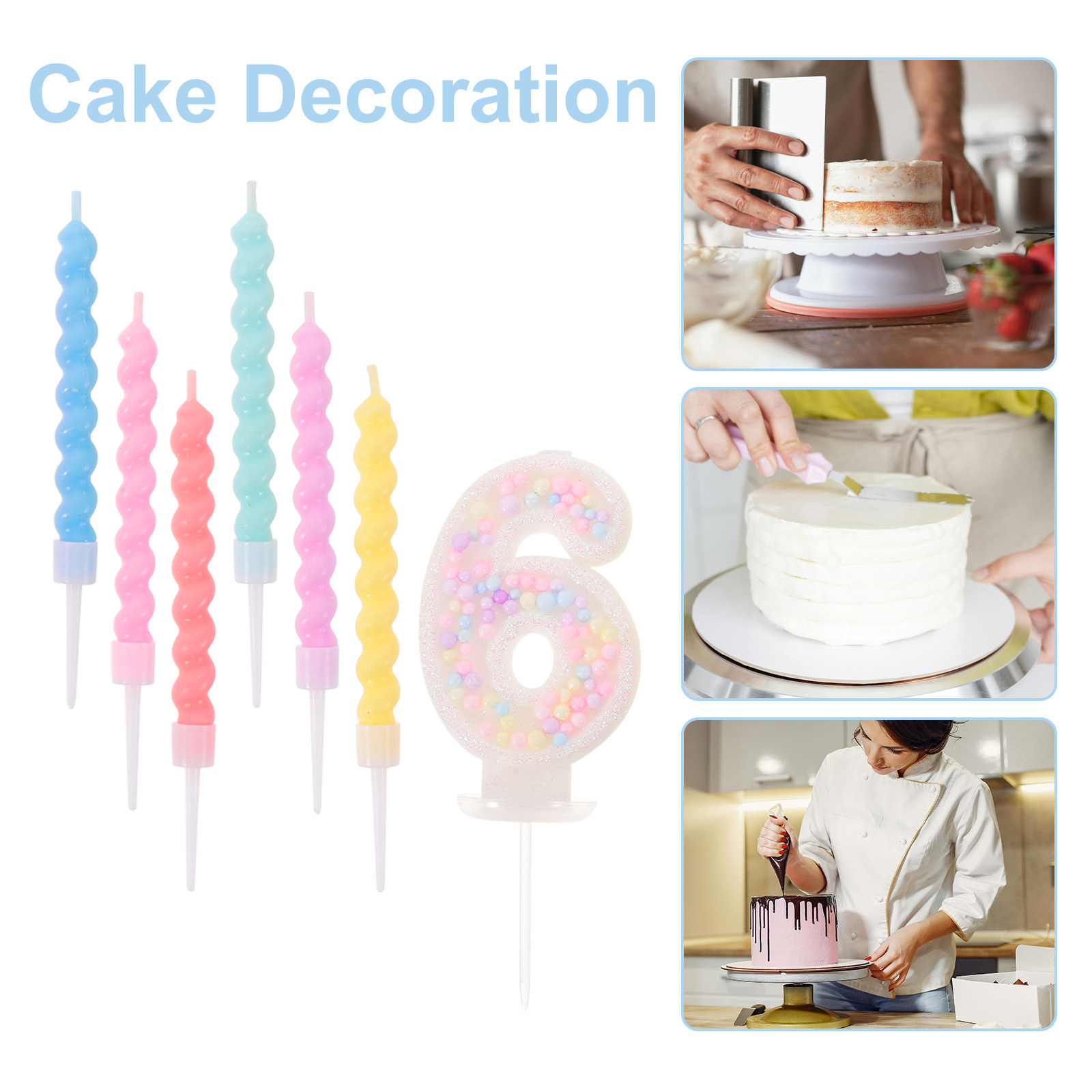 13Pcs Colorful Spiral Birthday - Supplies Of Candle review and price