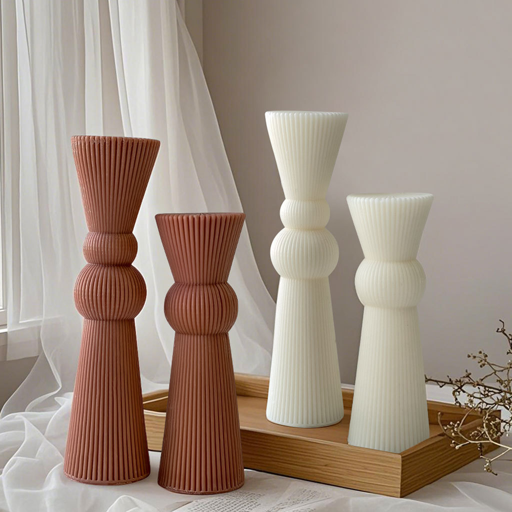 DIY Long Rod Striped Pillar Ca - Candle Supplies In Bulk review and price